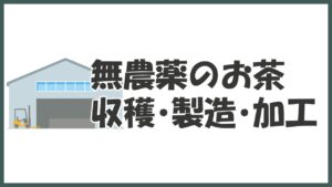 お茶の収穫･製造･加工は全て自社で行っています。